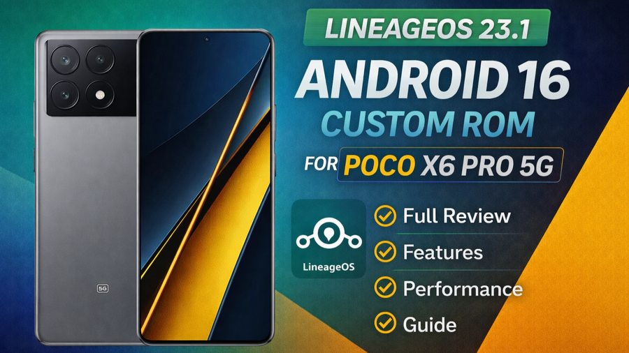 LineageOS 23.1 for Poco X6 Pro 5G